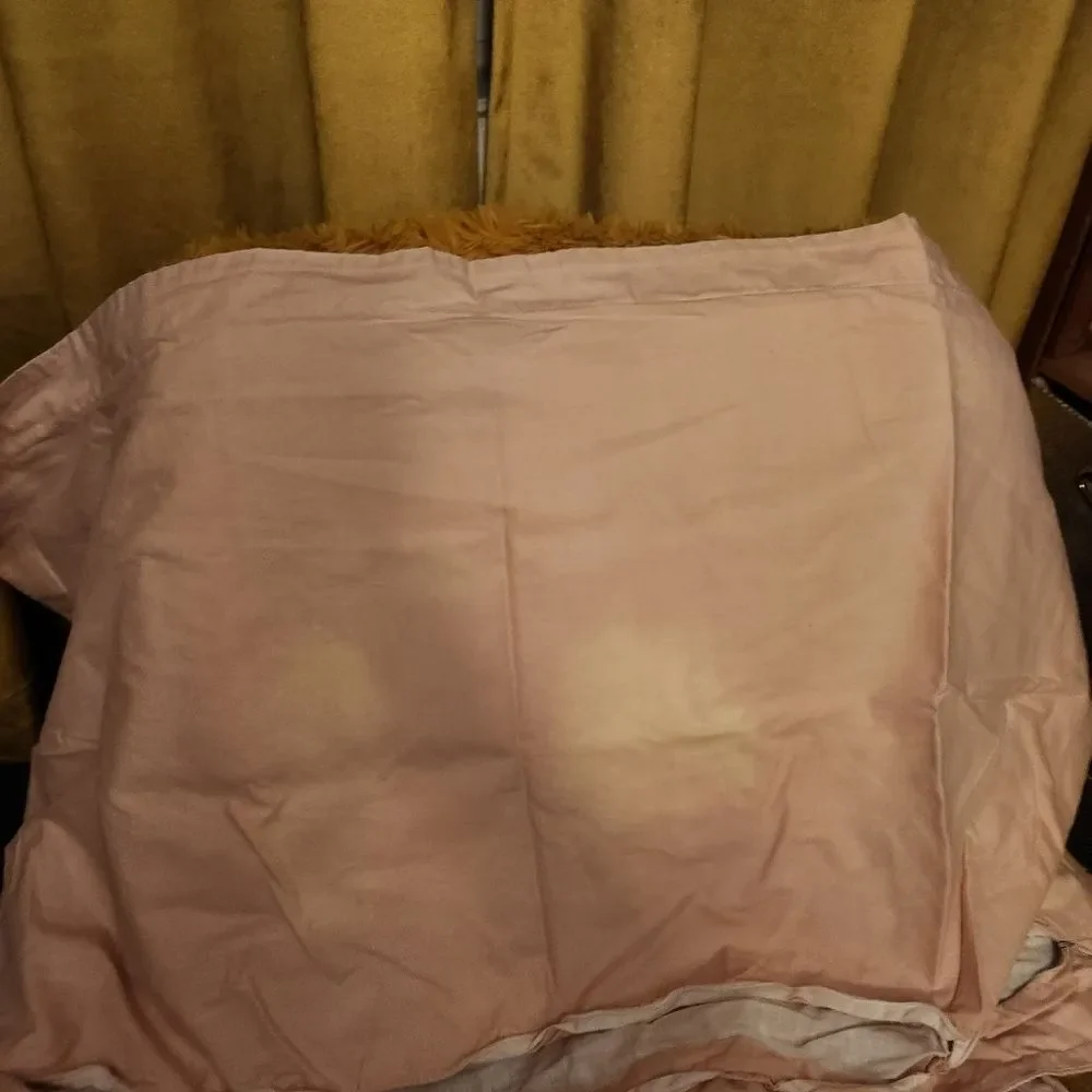 Splendid Pink And White Linen And Cotton Duvet Cover King Size Almafi Marble